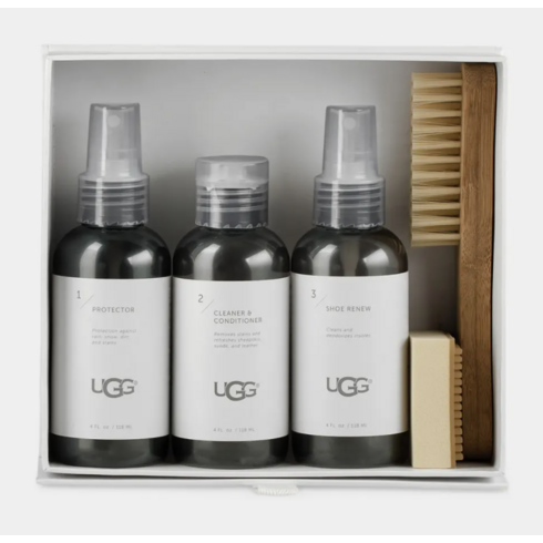 UGG 어그 양털 부츠 슬리퍼 스웨이드 클리닝 케어 관리 키트 크리너 보호제 세척 브러쉬