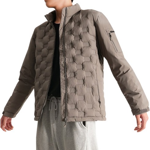 2023년 가성비 최고 k2경량패딩 - K2 슬림 패딩 자켓 브라운 남자 남성 경량 겨울자켓 + V존특허 양말