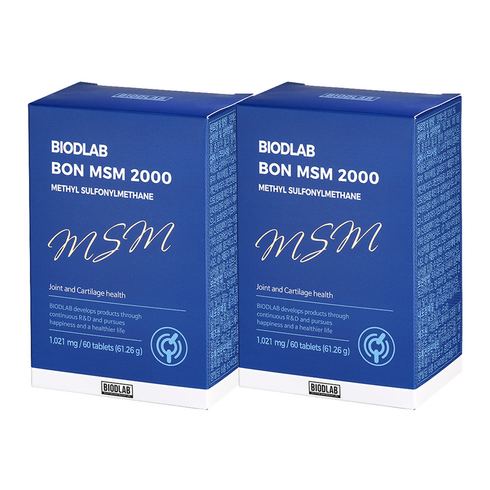 바이오디랩 본 MSM 2000, 2박스, 120정