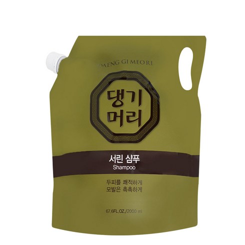 댕기머리 서린 대용량 샴푸 리필용, 2000ml, 2개