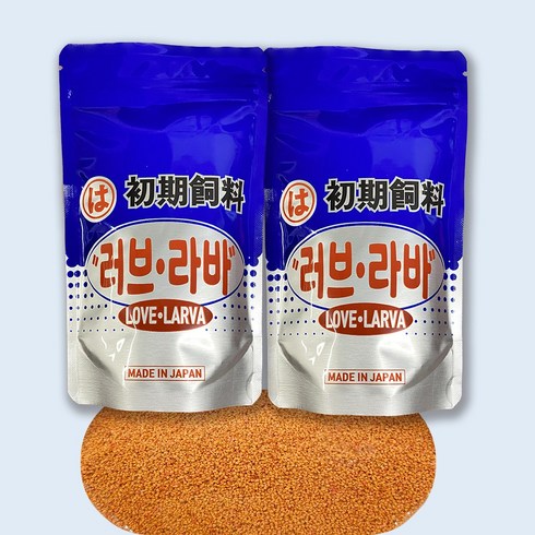 맛있는 구피먹이 미친반응 2개입 구피사료
