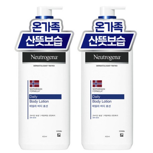뉴트로지나 바디로션 바디로션대용량 데일리 릴랙싱 450mlX2개, 450ml, 2개
