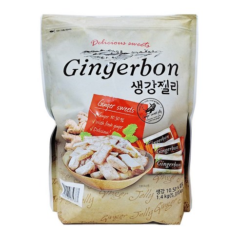 진저본 생강 젤리, 1.4kg, 2개