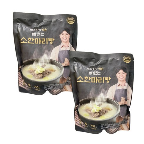 박수홍 착한 뼈없는 소한마리탕 750g x 8팩 - 박수홍 뼈없는 착한 소한마리탕 750g 진하게우린보양식 8팩 방송구성 750그램8개, 1개