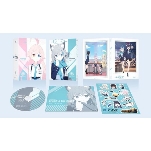 블루아카이브bd - 블루 아카이브 블아 The Animation 1 BD+북클릿+스티커+봉입특전+영상특전, 상품선택