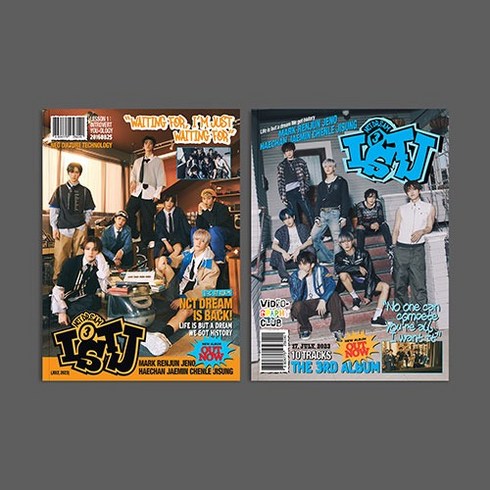 엔드림 정규3집 앨범 NCT DREAM - ISTJ Photobook Ver. [북클릿72P+폴라로이드+접지포스터+포토카드], Extrovert ver (파랑)