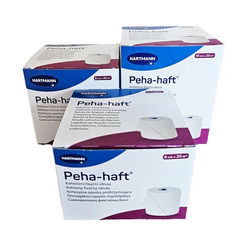 페하하프트 Peha-haft 라텍스프리붕대 (4cm 6cm 8cm) x 20M 1롤, 사이즈 6cm x 20M, 1개, 1개