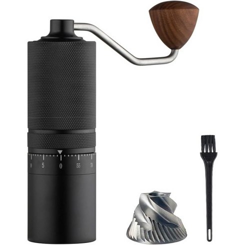 코만단테 C40 MK4 그라인더 수동 콩 핸드 커피 외부 조정 가능한 스테인레스 스텐 그라인더가 있는 모든 홈메이드 커피에 꼭 있어야 하는 블랙