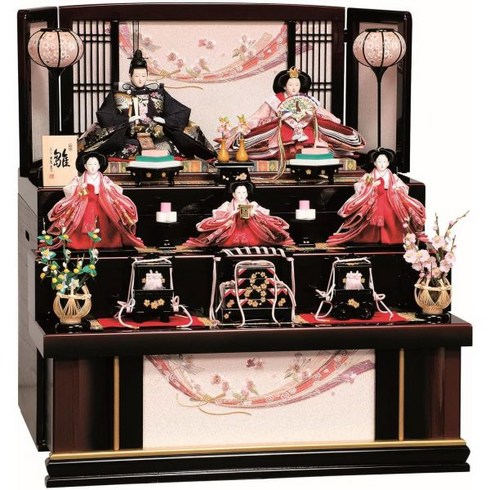 히나인형 - 1717260 히나마츠리 인형 헤이안 도요히사 수납 장식 3단 결채 히나인형 3개월인형 HI-066 p29, 1개