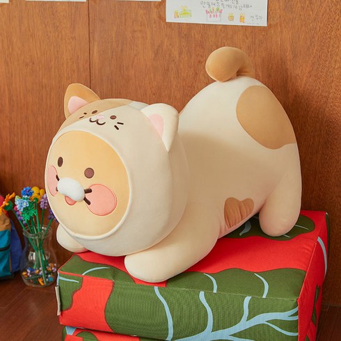 카카오프렌즈 냥냥고양이 메가 바디 필로우 춘식이