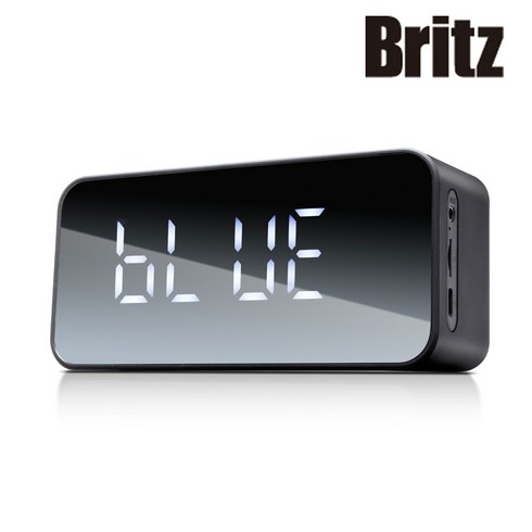 브리츠 레트로 올인원 알람 탁상시계 블루투스스피커 BZ-MX2100