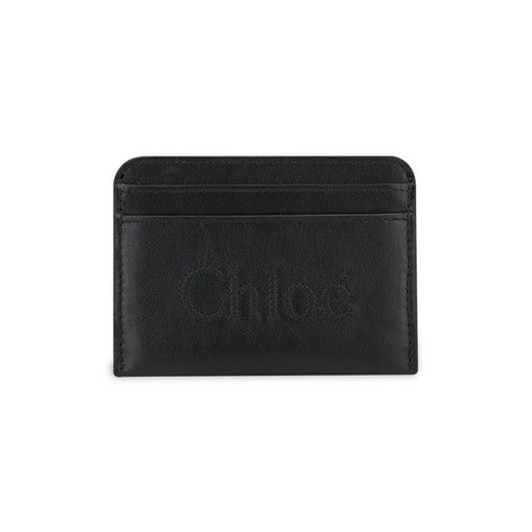 여성 센스 로고 블랙 카드지갑 CHC23SP868I10 001