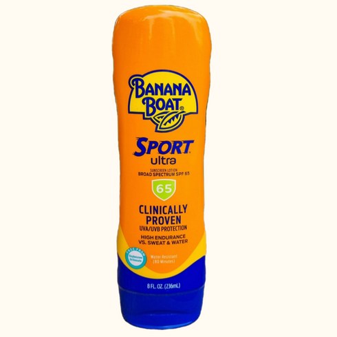 Banana Boat Sports 울트라 선크림 SPF65 236ml, 1개