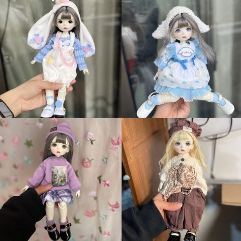 구체관절인형 30cm 수제 메이크업 풀세트 MJD 구관 공주, 003