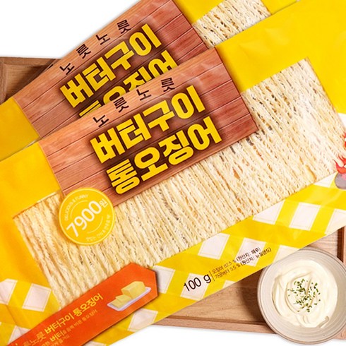 더주 한마리 버터오징어 100g x 3봉, 3개