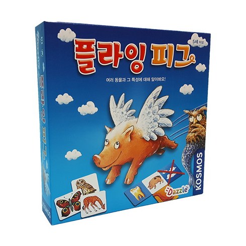 2023년 가성비 최고 플라잉피그 - 다즐에듀 플라잉피그 보드게임, 혼합 색상