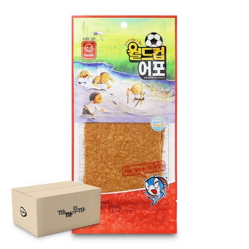 30개(1BOX) 월드컵 어포 매운맛 24g×30 한진식품, 1개