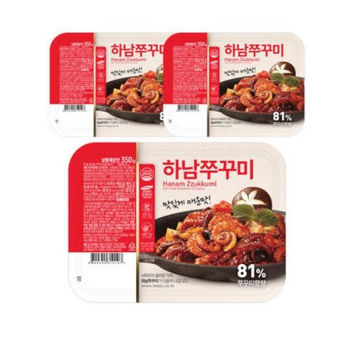 하남 하남 쭈꾸미볶음 보통매운맛 350g, 6개