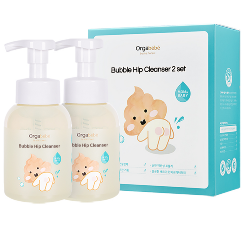 오가베베 버블 아기 엉덩이 클렌저, 300ml, 2개