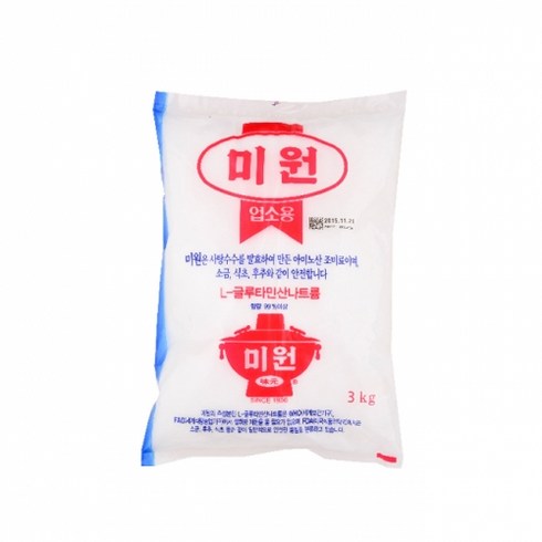 미원3kg - 청정원 업소용미원, 3kg, 1개