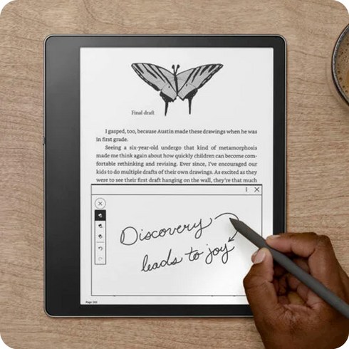 kindlescribe - [New] Kindle Scribe 킨들 스크라이브 (16GB) 10.2 인치 디스플레이 Kindle 사상 최초의 필기 입력 기능 탑재 스탠다드 펜 첨부