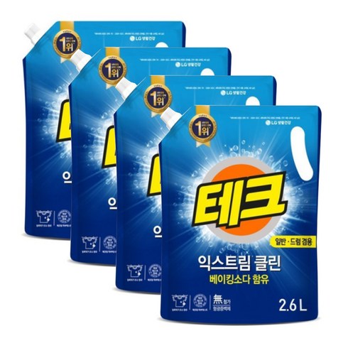 테크 익스트림 클린 2.6LX4개(1box), 4개