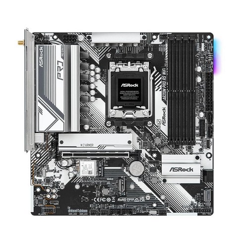 ASRock A620M PRO RS WiFi Supports AMD Socket AM5 Ryzen 7000 Series Processors166260