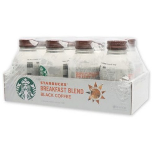 스타벅스 브랙퍼스트 블랙 블렌드 블랜드 블랙 커피 275ml x 8, 8개