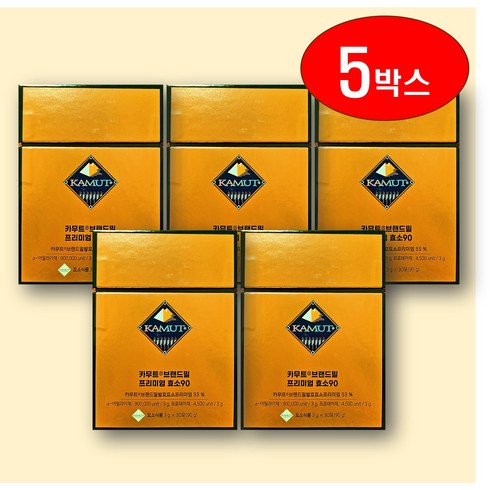 효소브랜드밀3gx30포카무트효소 - 그레인온 카무트 브랜드밀 프리미엄 효소 90 3g, 5개, 90g