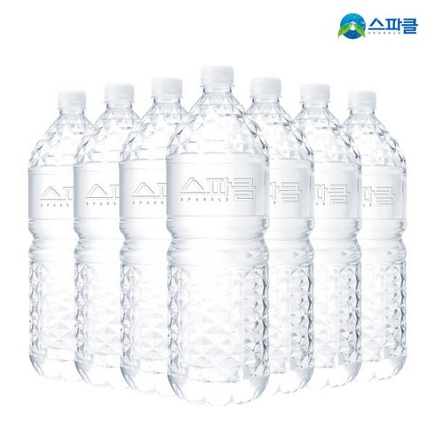 스파클 무라벨 생수, 2L, 24개