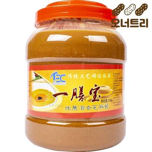 일선보 혼합 즈마장 2.5kg 마라탕 라면 콩국수 샌드위치 땅콩 참깨 업소용 소스, 1개