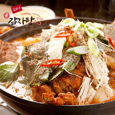 국내산 등뼈100% 무청시래기 가득 김가네 감자탕 3KG(5-6인분) 동아식품, 1개, 3kg