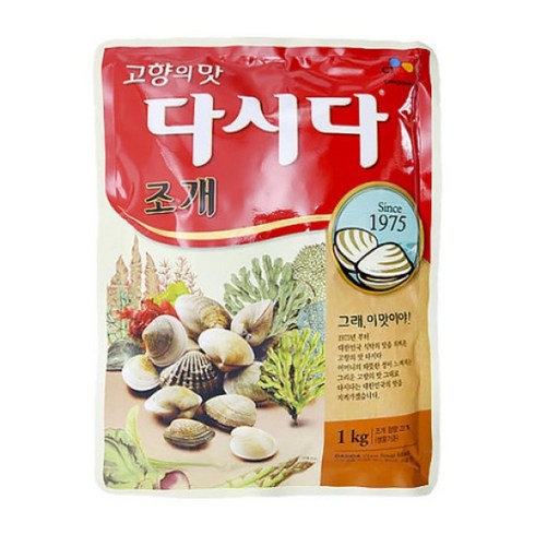 조개다시다 - 백설 다시다 조개, 1개, 1kg