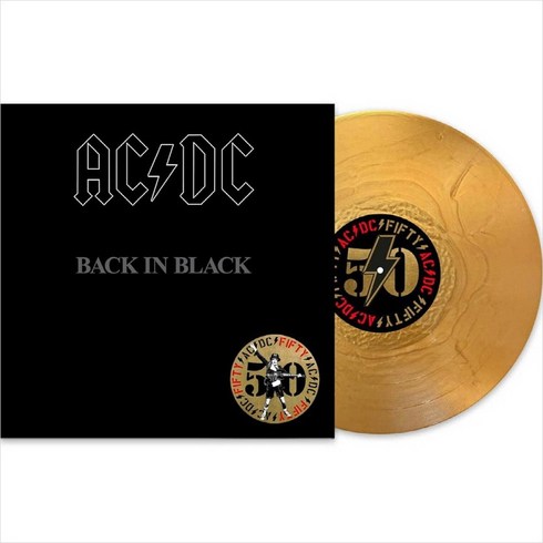 아도이lp - (수입LP) AC/DC - Back In Black (50th Anniversary) (Gold Color)