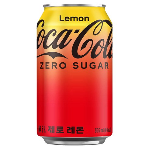 코카콜라 제로 레몬 355ml x 48캔 뚱캔 탄산 캔음료 도매 음료수, 48개
