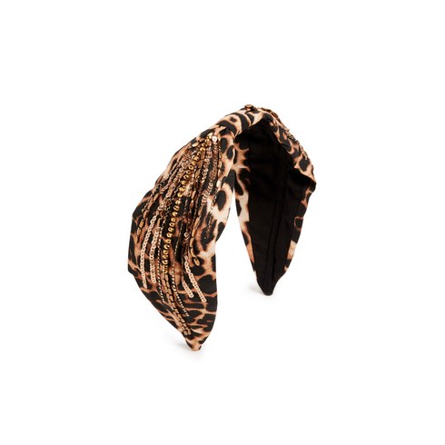 남조쉬 NAMJOSH Dark Leopard Headband 호피 헤어밴드