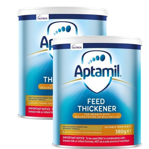 압타밀 피드시크너 분유 점도증진제 신생아용 청정호주 Aptamil Feed Thickener From Birth 380g 2팩, 2개