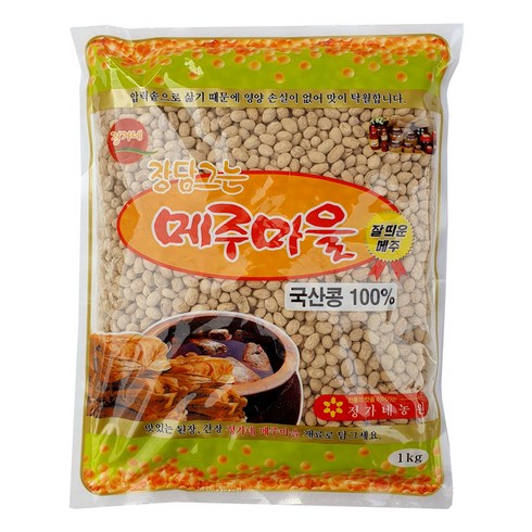 정가네 장담그는 메주마을 국산콩 100% 알콩메주 1kg, 2개