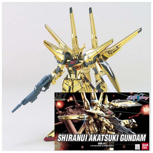 HG 시라누이 아카츠키 건담 SEED DESTINY 38, 단품(+액션베이스 5 클리어)