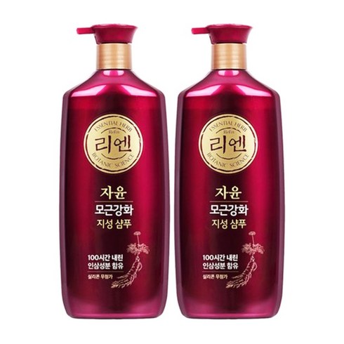 리엔 자윤 대용량 지성샴푸 샴푸, 950ml, 2개