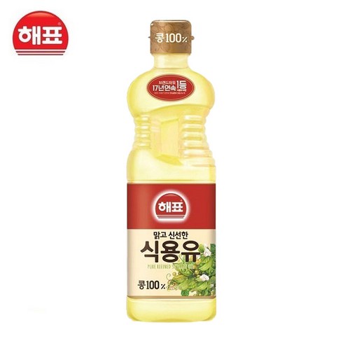 해표 콩기름 식용유 500ml, 1개