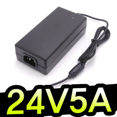 명호전자 DC 24V3.5A 24V5A 모니터 아답터 어댑터, 24V 5A 기본규격