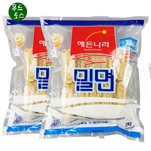 [푸드토스] 부산밀면 2kg+2kg 밀면 해든나라 밀면사리 밀면2봉 쫄깃밀면