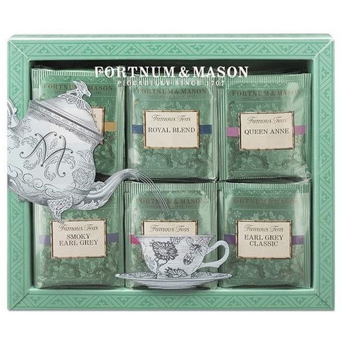 포트넘앤메이슨 - 포트넘 앤 메이슨 티백 셀렉션 60입 Fortnum & Mason Fortnum's Famous Tea Bag Selection 60 Bags, 1개
