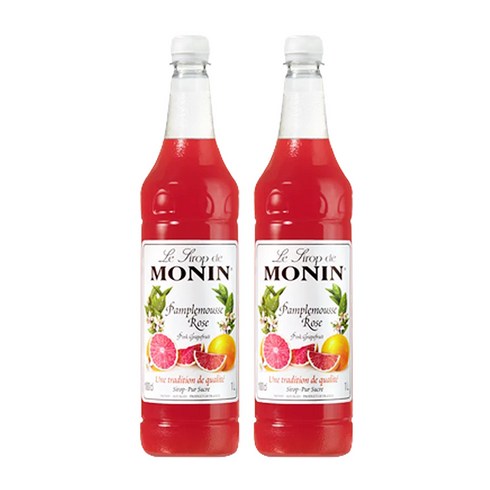 모닌 자몽 시럽 1000ml, 1L, 2개