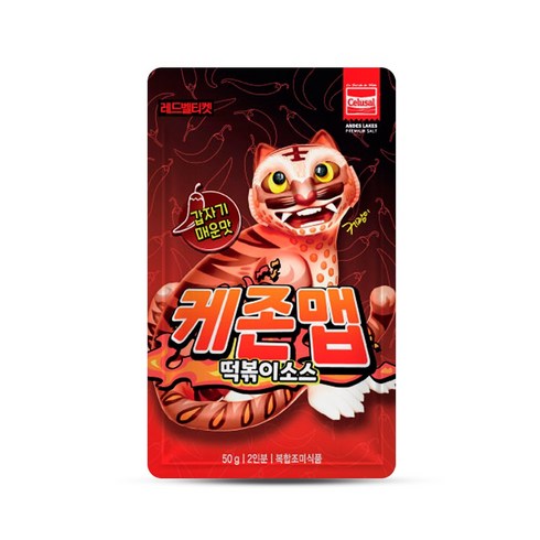 케존맵 떡볶이 소스 갑자기 매운맛 50g(2~3인용), 2팩, 50g