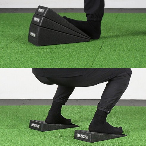 바디엑스 스쿼트발판 슬랜트보드 종아리스트레칭보드 발목경사대, 단품, 1개