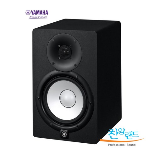 [찬양랜드] YAMAHA HS7 1통/ 색상 블랙 화이트/ 야마하 모니터 스피커 할인판매 /공식수입정품/ 스튜디오 녹음 건반 미디 게임 홈레코딩 모니터링 스피커, 블랙 1통