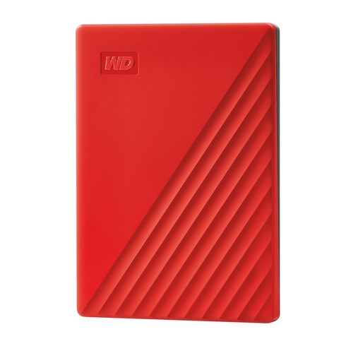 WD 마이 패스포트 모바일 드라이브 USB 3.0 외장하드 2.5인치, Red, 2TB