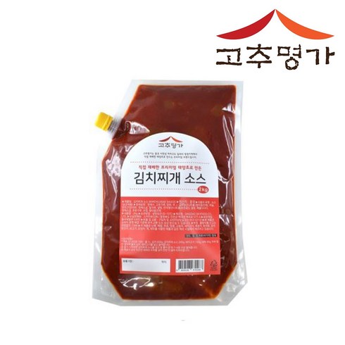 김치찌개소스 - 고추명가 김치찌개소스 2kg, 1개